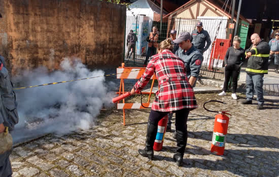 Defesa Civil de Ribeirão Pires realiza capacitação de Brigada de Incêndio