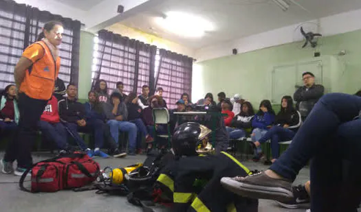 Defesa Civil promoveu ações de conscientização em escola de Ribeirão Pires