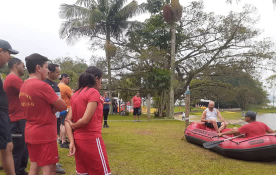 Defesa Civil de Ribeirão Pires participa de treinamento para situações emergenciais