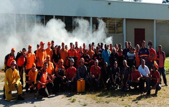 Defesa Civil participa de treinamento para combater a incêndios em matas