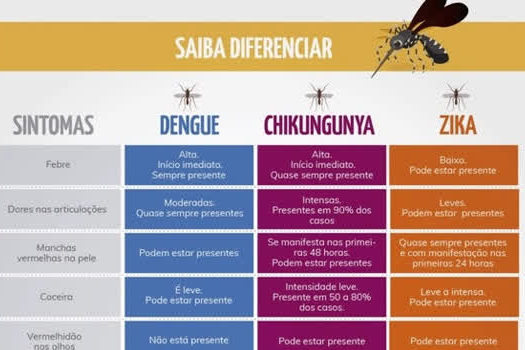 Dengue, Zika, Chikungunya e Covid-19: Semelhanças e diferenças entre as doenças