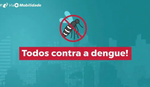 Linhas 4-Amarela e 5-Lilás orientam passageiros no combate à Dengue