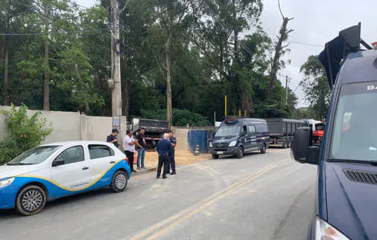 Santo André interdita depósito irregular na região da Chácara Baronesa