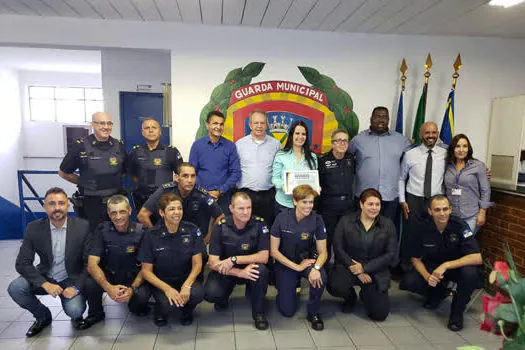 Deputada Leticia Aguiar prestigia o aniversário da GCM de Santo André