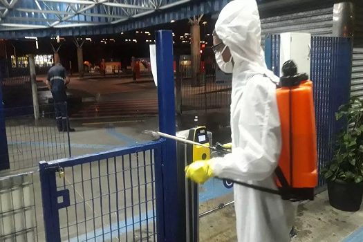 Terminal São Bernardo terá descontaminação nesta quinta-feira (8)