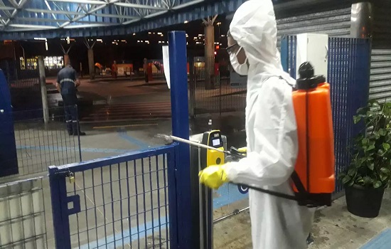 Terminal São Bernardo terá descontaminação nesta quinta-feira (8)