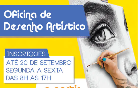 Ribeirão Pires realiza inscrições para oficina gratuita de Desenho Artístico