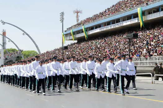 Desfile Cívico e Militar de 7 de setembro terá apresentação de 7,2 mil pessoas