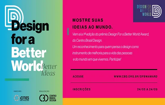 Vem aí o Design for a Better World Award