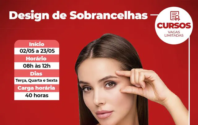 Mauá abre inscrições para curso de design de sobrancelhas