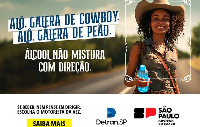 Detran-SP lança campanha de conscientização com foco na Festa do Peão de Barretos