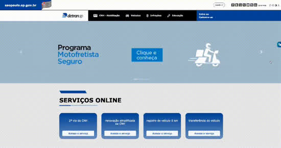 Detran.SP lança nova plataforma com mais de 70 serviços online