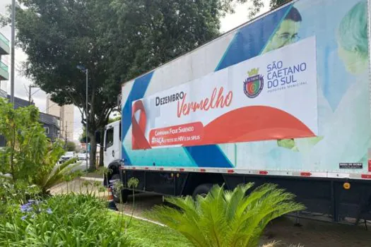 São Caetano realizou 559 testes rápidos de HIV e sífilis em carreta itinerante