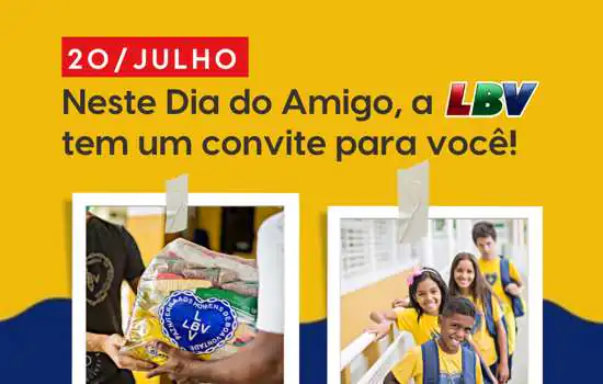 Dia do Amigo Solidário: LBV faz mobilização nacional para combater a fome