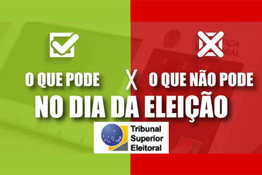 Eleições 2020: saiba o que é permitido e o que é proibido no dia da votação