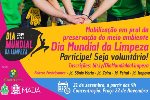 Mauá adere ao Dia Mundial de Limpeza