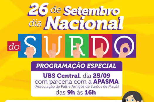 Ribeirão Pires promove programação especial no Dia Nacional do Surdo