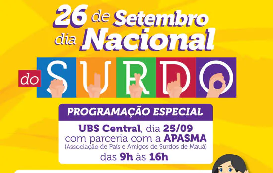 Ribeirão Pires promove programação especial no Dia Nacional do Surdo