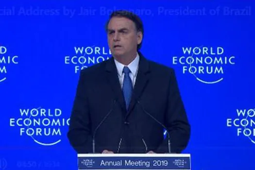 Em Davos, Bolsonaro defende maior abertura comercial do Brasil e reforma da OMC