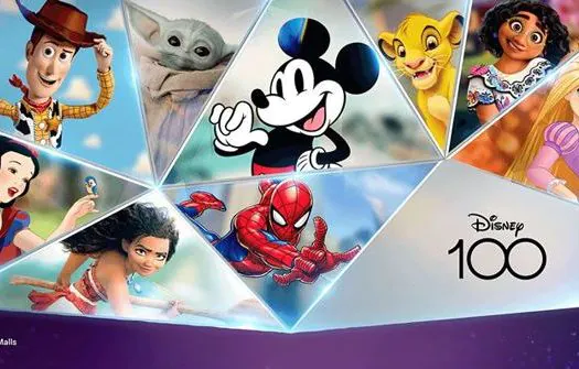 Disney 100 chega ao Shopping Metrópole