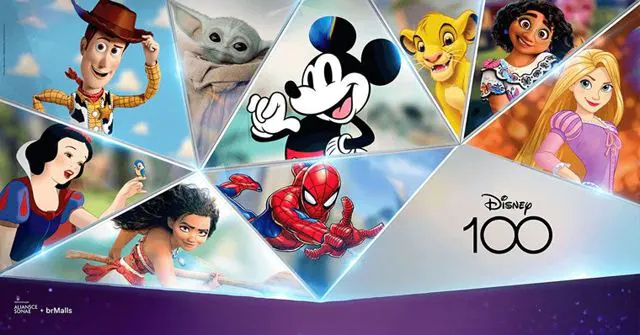 Disney 100 chega ao Shopping Metrópole