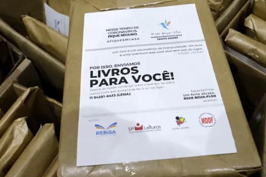 Em Santo André, livros trazem conforto e esperança em meio à pandemia