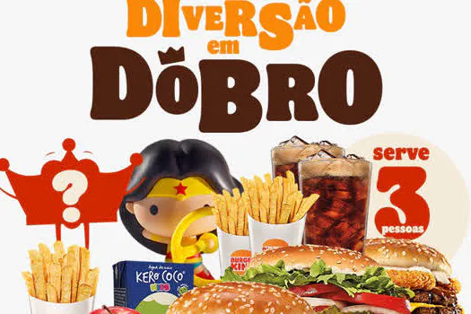 Burger King oferece brindes em dobro e combos exclusivos para a semana das crianças