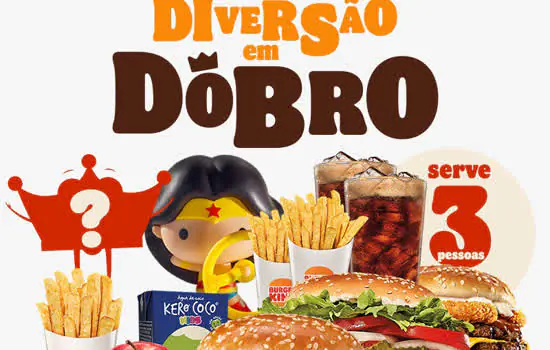 Burger King oferece brindes em dobro e combos exclusivos para a semana das crianças