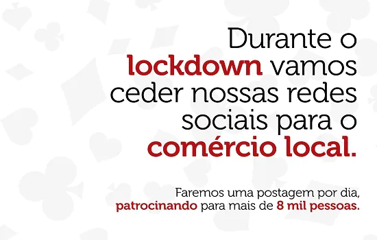 Agência Flush aposta no comércio local e cede suas redes sociais no Lockdown