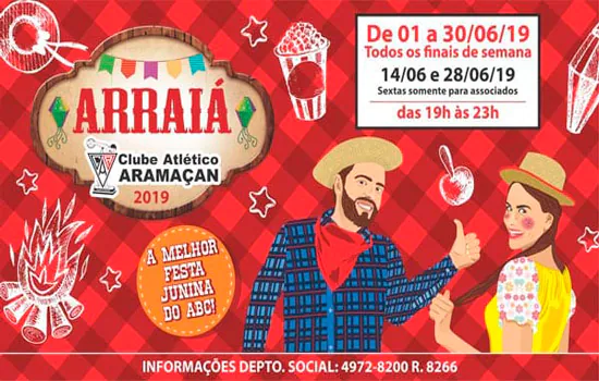 Clube Aramaçan continua com sua tradicional festa junina neste fim de semana