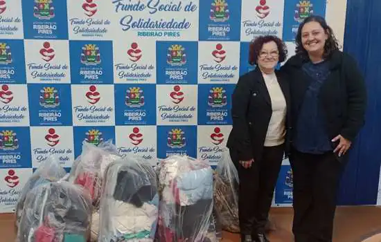 Fundo Social de Ribeirão Pires recebe doação de 140 kg de roupas da CBC