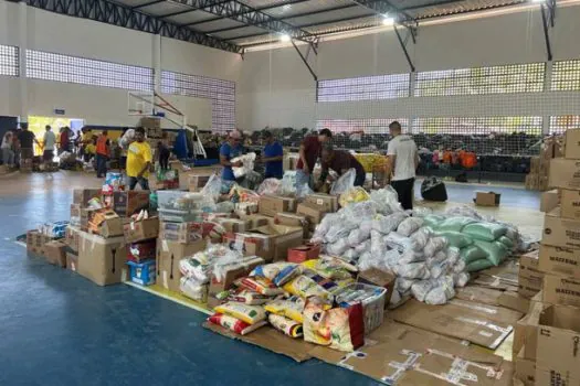 São Caetano doa mais de 11 toneladas de itens essenciais a desabrigados do Litoral Norte