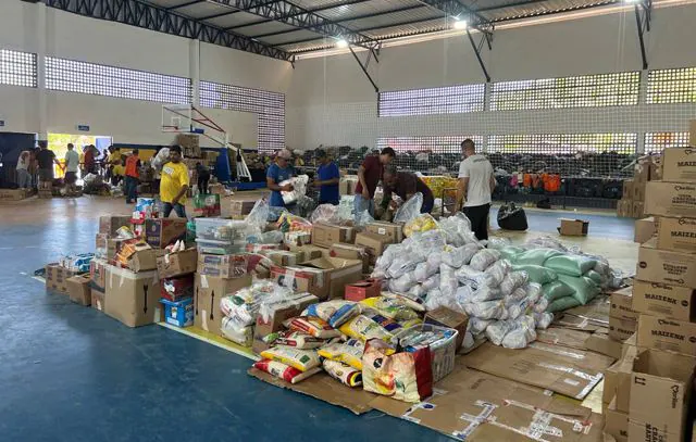 São Caetano doa mais de 11 toneladas de itens essenciais a desabrigados do Litoral Norte