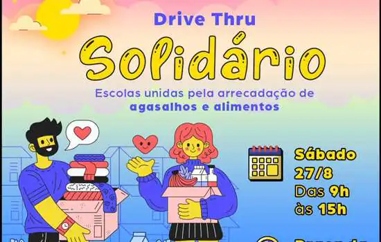 Drive Thru Solidário acontece em Diadema neste sábado