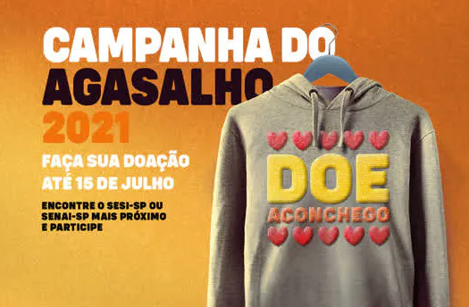 Sesi-SP e Senai-SP abrem a Campanha do Agasalho 2021