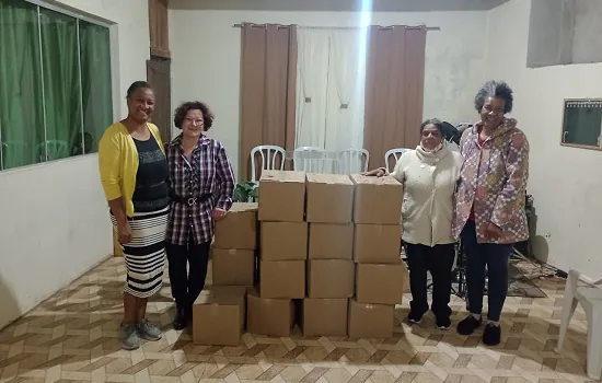 Fundo Social de Ribeirão Pires realiza entrega 700 quilos de alimentos