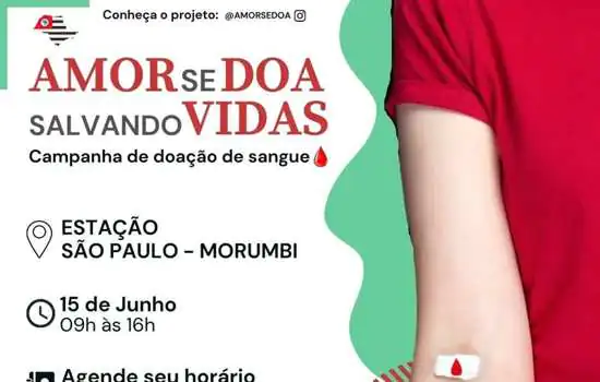 Junho Vermelho: EMTU realiza ações para incentivar a doação de sangue