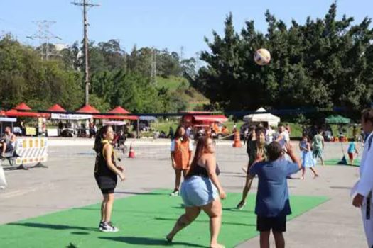 ‘Domingou em Mauá’ leva lazer e esporte ao Paço Municipal