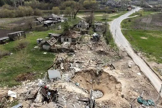 Sirenes de ataque aéreo são ouvidas ao norte de Donbas, na Ucrânia