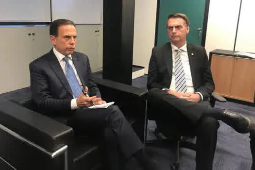 Bolsonaro diz que Doria ‘estava mamando’ nos governos do PT