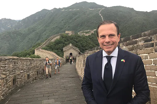 Doria anuncia 1º escritório comercial de São Paulo na China