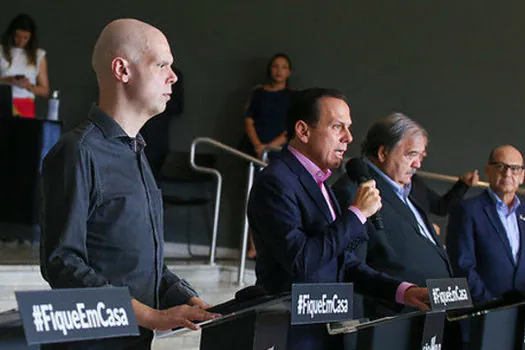 Doria desiste de flexibilização e prorroga quarentena em SP até o dia 31 de maio