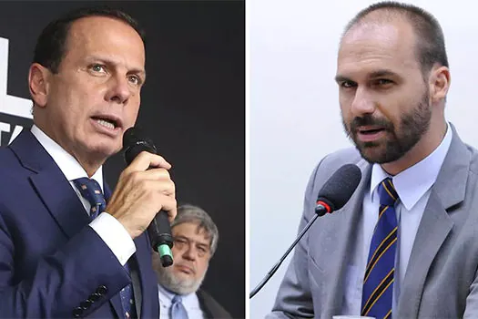 Eduardo Bolsonaro ‘envergonha brasileiros’ com declaração sobre China, diz Doria