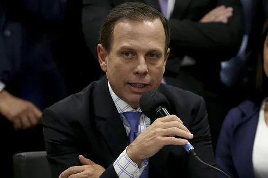 Doria diz ser contra reeleição e que não tentará novo mandato em SP