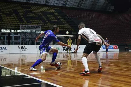 Corinthians empata com Dracena na Liga Nacional de Futsal e continua em 4º no grupo A