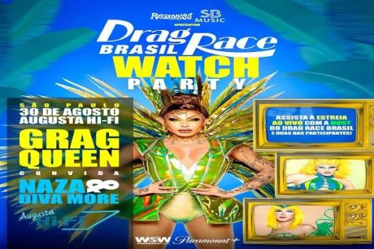 Grag Queen reúne participantes do Drag Race Brasil em Watch Party