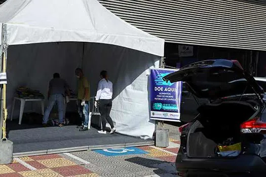 Drive Thru da Solidariedade de São Caetano arrecada 15 toneladas de produtos em três meses