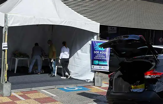 Drive Thru da Solidariedade de São Caetano arrecada 15 toneladas de produtos em três meses