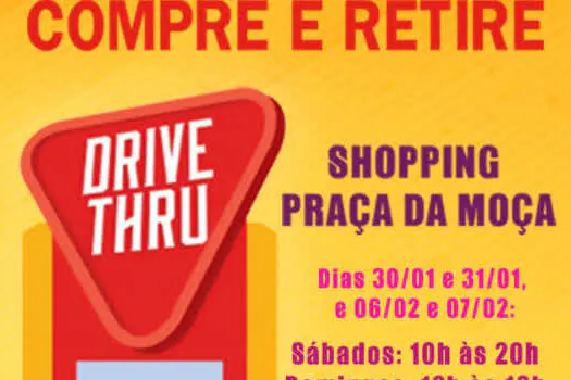 Shopping Praça da Moça aposta nas compras à distância