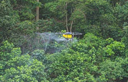 Pulverização com drone em Santana de Parnaíba reduz em 93% incidência de mosquitos